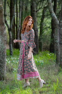 Sage Wrap Skirt