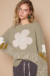 UST247OL - Daisy Knit - Olive