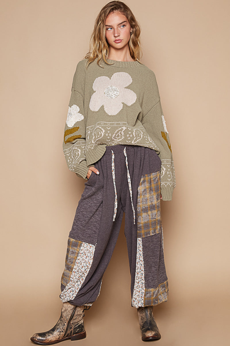 UST247OL - Daisy Knit - Olive