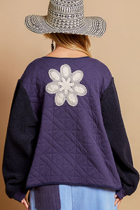 UWT242 - Navy Floral Jacket