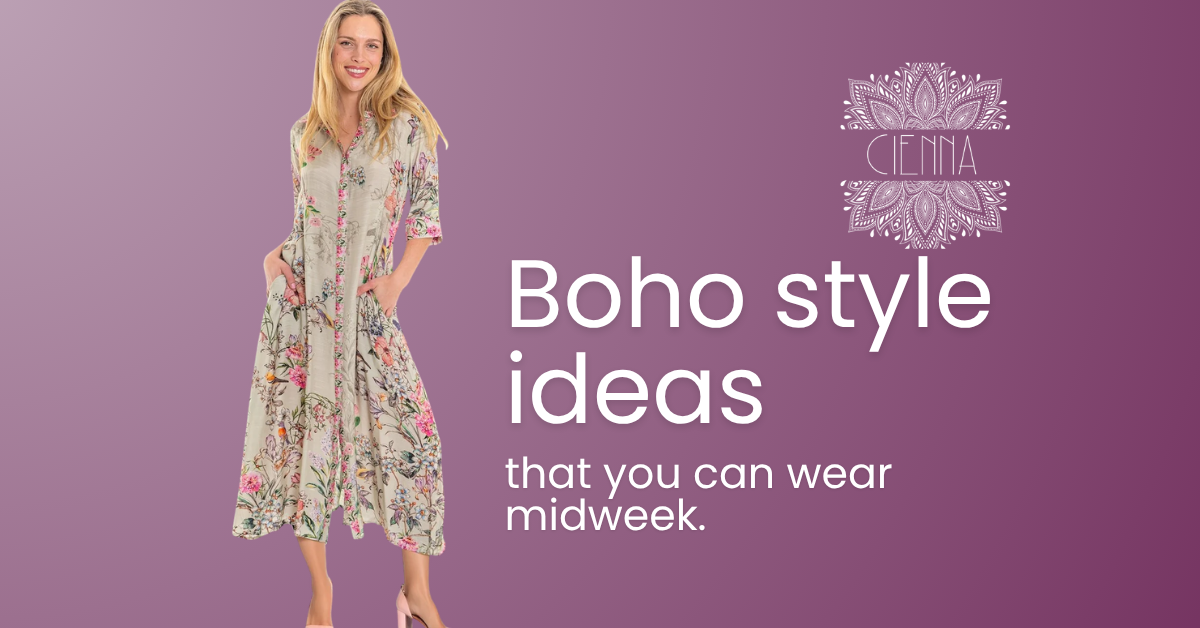 Boho style ideas you can wear midweek