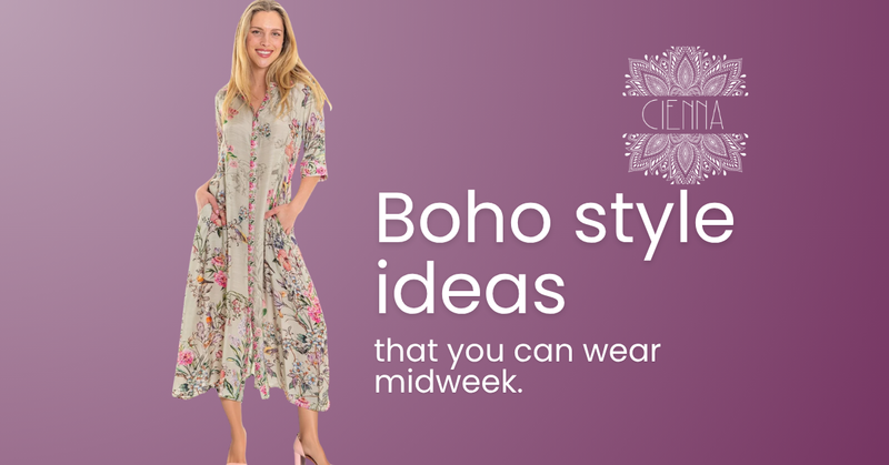 Boho style ideas you can wear midweek