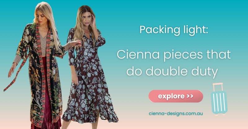 Packing light: Cienna pieces that do double duty