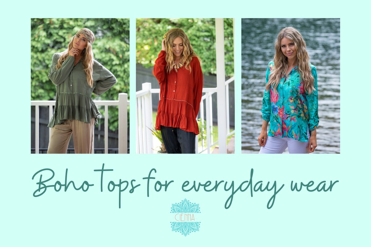 Boho tops for everyday wear