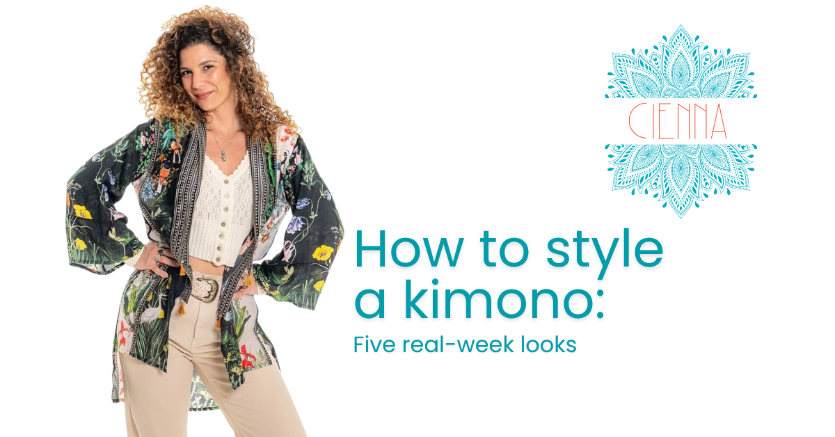 How to style a kimono jacket