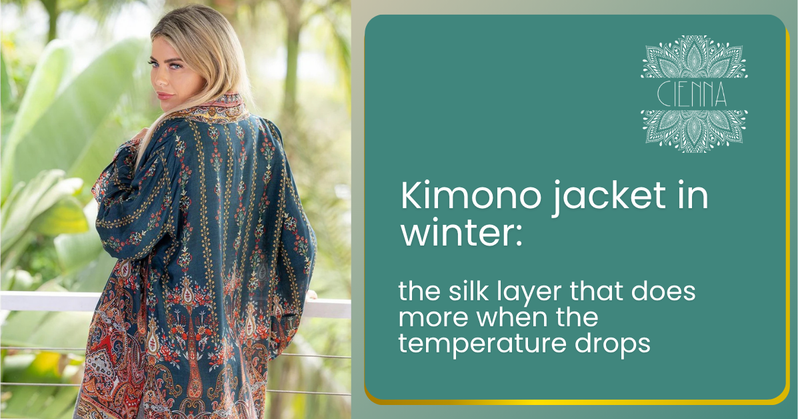 Kimono jacket in winter: the silk layer that does more when the temperature drops