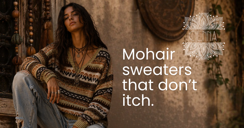 Mohair sweaters that don't itch