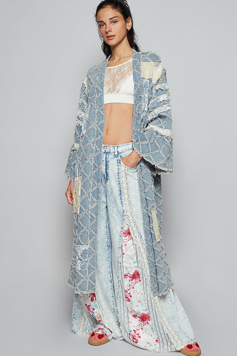 Denim, Lace Vintage Jacket - UWT237