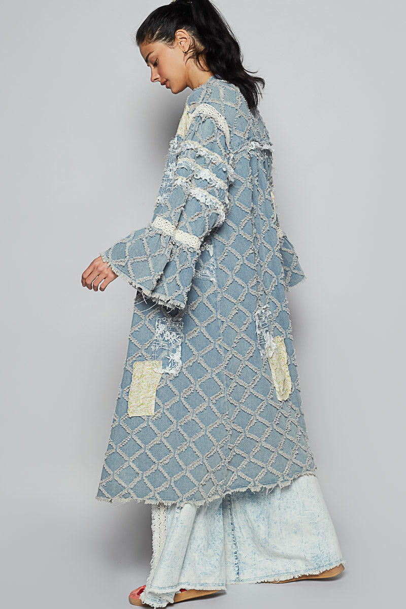 Denim, Lace Vintage Jacket - UWT237