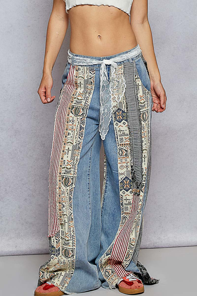 Patchwork Jeans - GWP35
