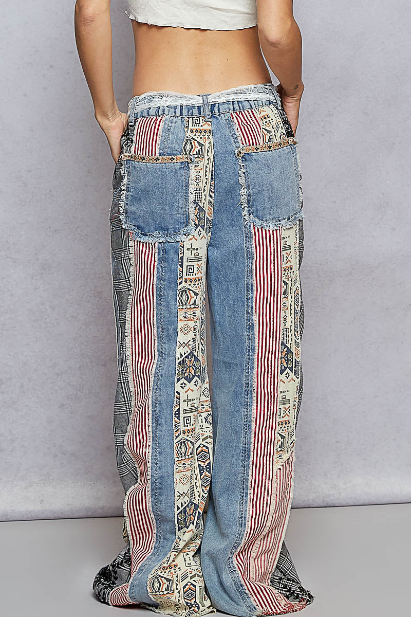 Patchwork Jeans - GWP35