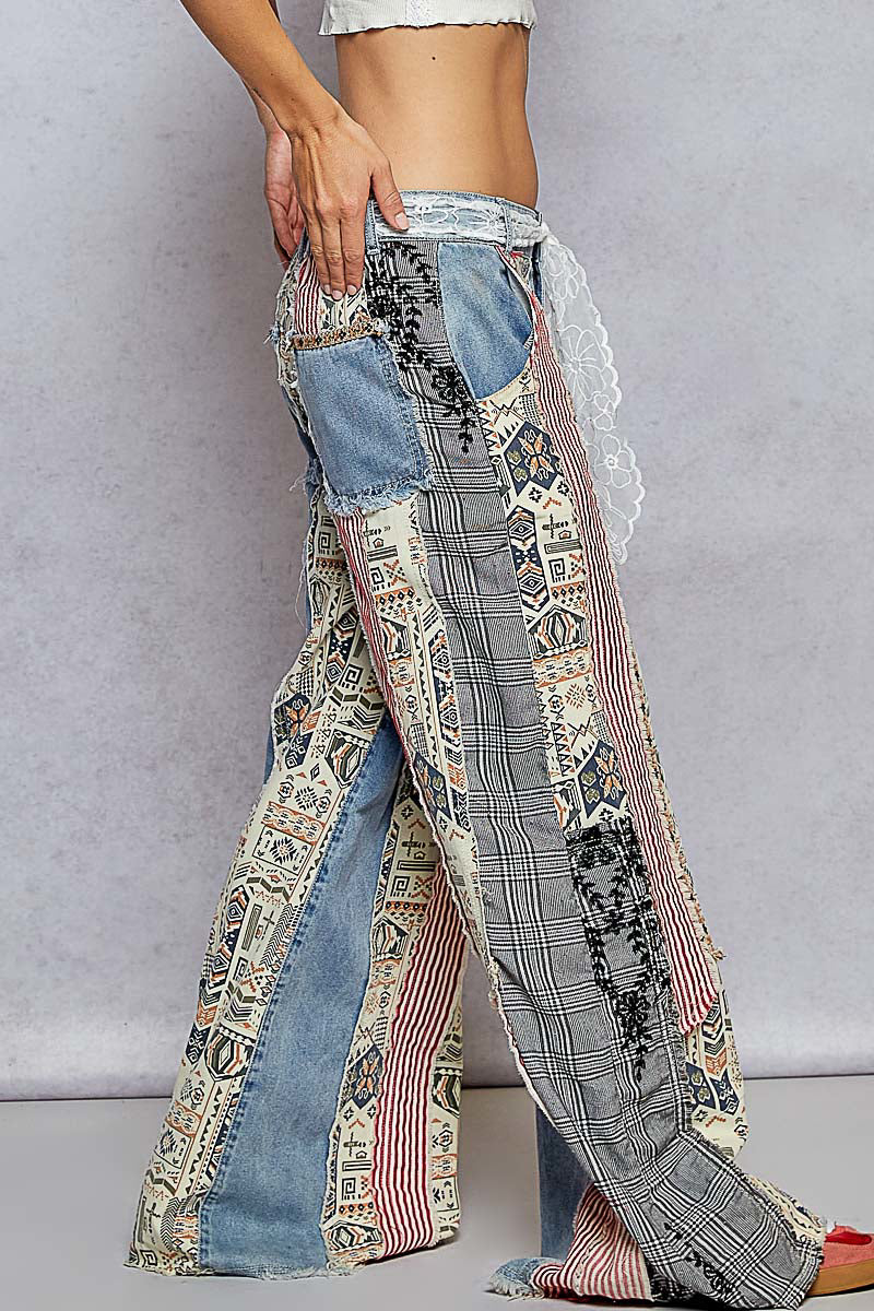 Patchwork Jeans - GWP35
