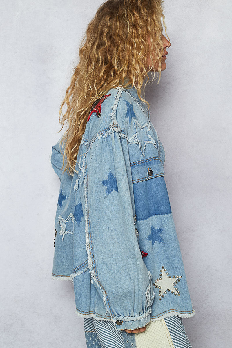 Denim Star Jacket - FWT667