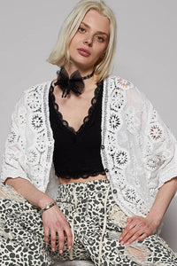 Crochet Bolero - SMC70 - Off White