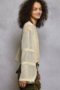 UKT496 - Mesh Top - Coconut