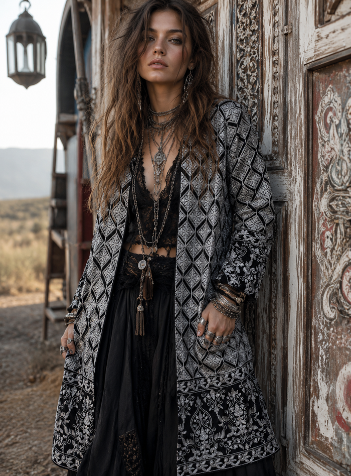Black Roxy Coat