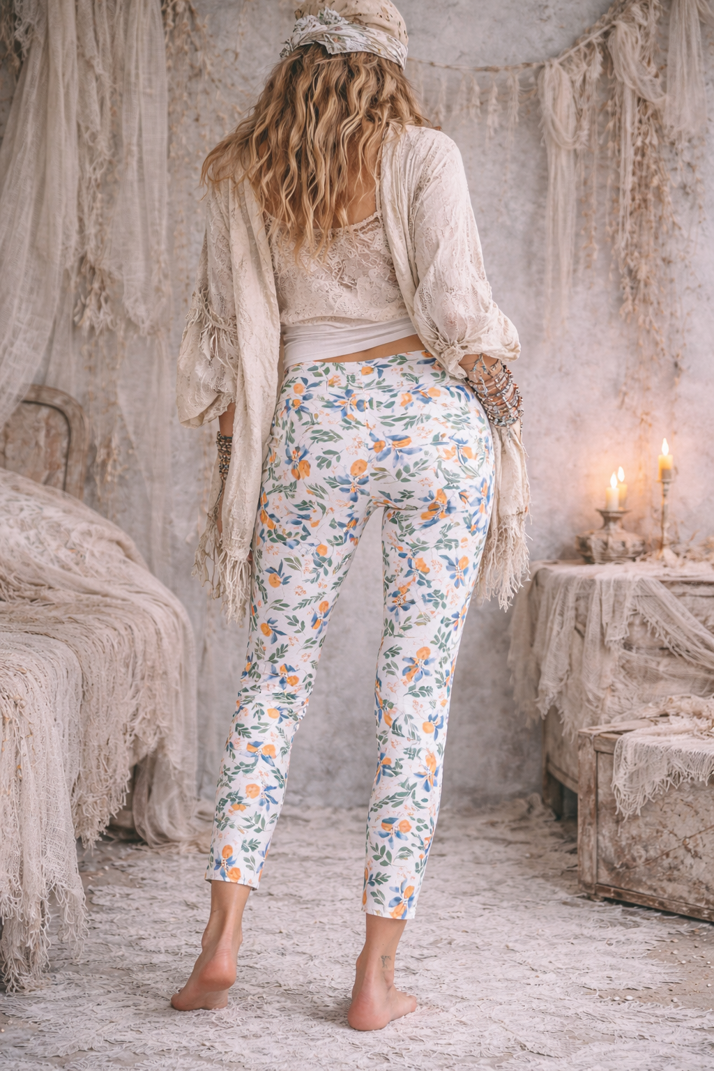 Mandarin Ankle Pants - UP
