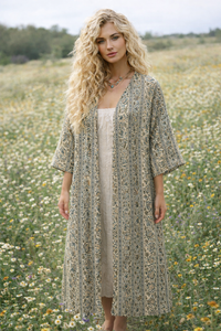 Flamingo Jacket - Victoria Print- BLU - Sample sale