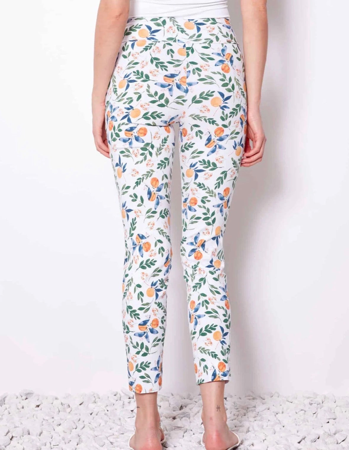 Mandarin Ankle Pants - UP