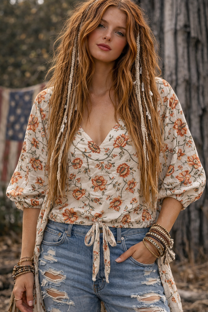 Josie Top - Rust - Sample Sale