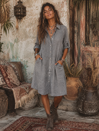 Gianna Dress - Grey