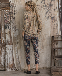 UP Pant - Bouquet Techno Ankle Pants