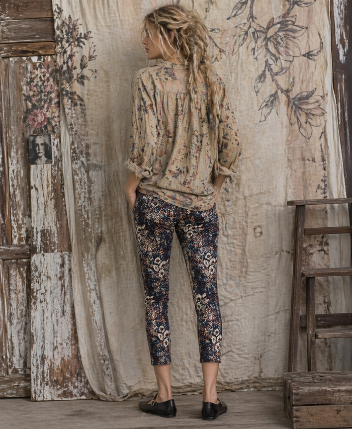 UP Pant - Bouquet Techno Ankle Pants
