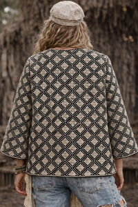 Roxy Silk Jacket- Black