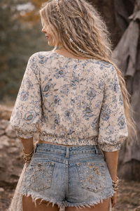 Josie Top - Blue - Sample Sale