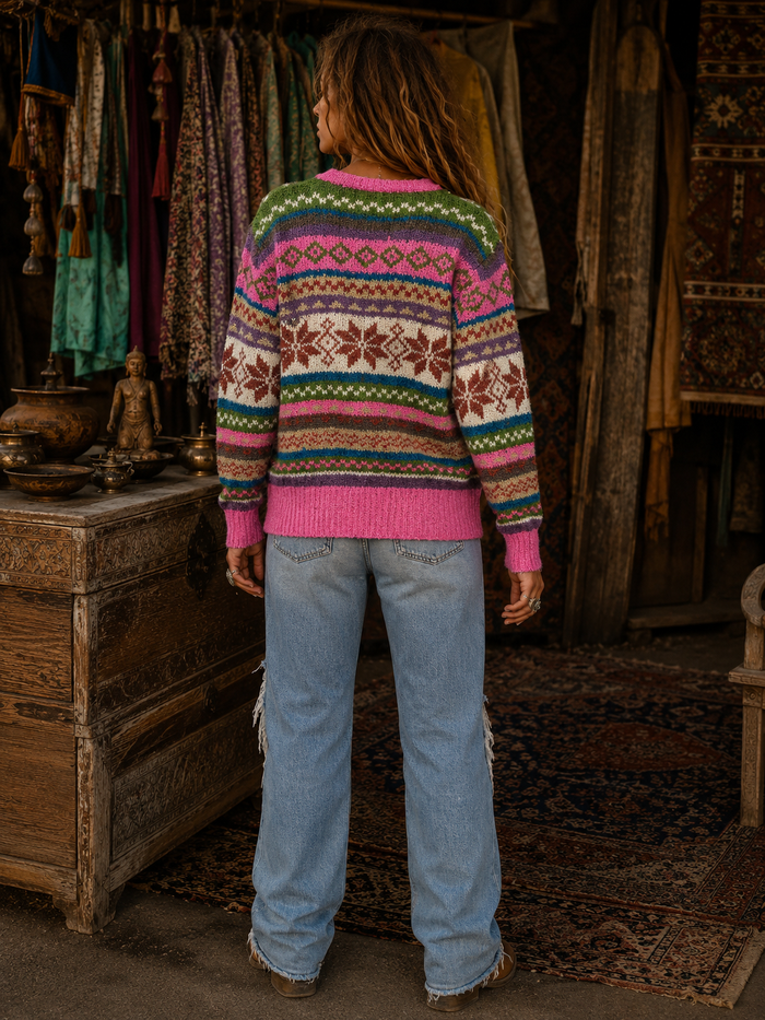Zermatt Cardi - Hot Pink - Agent Sample