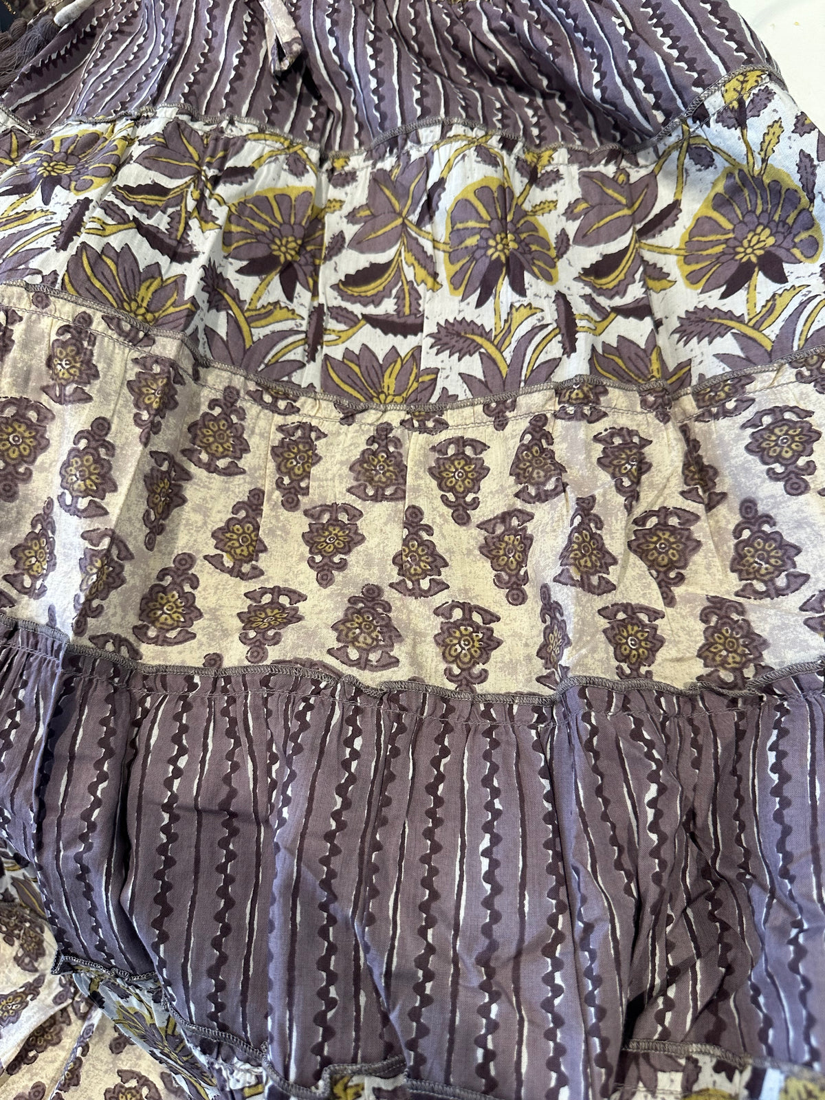 Berlin Skirt- Bella Patch Print - Sample Sale