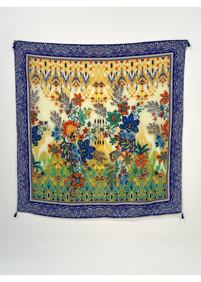 Folksy Scarf, front view