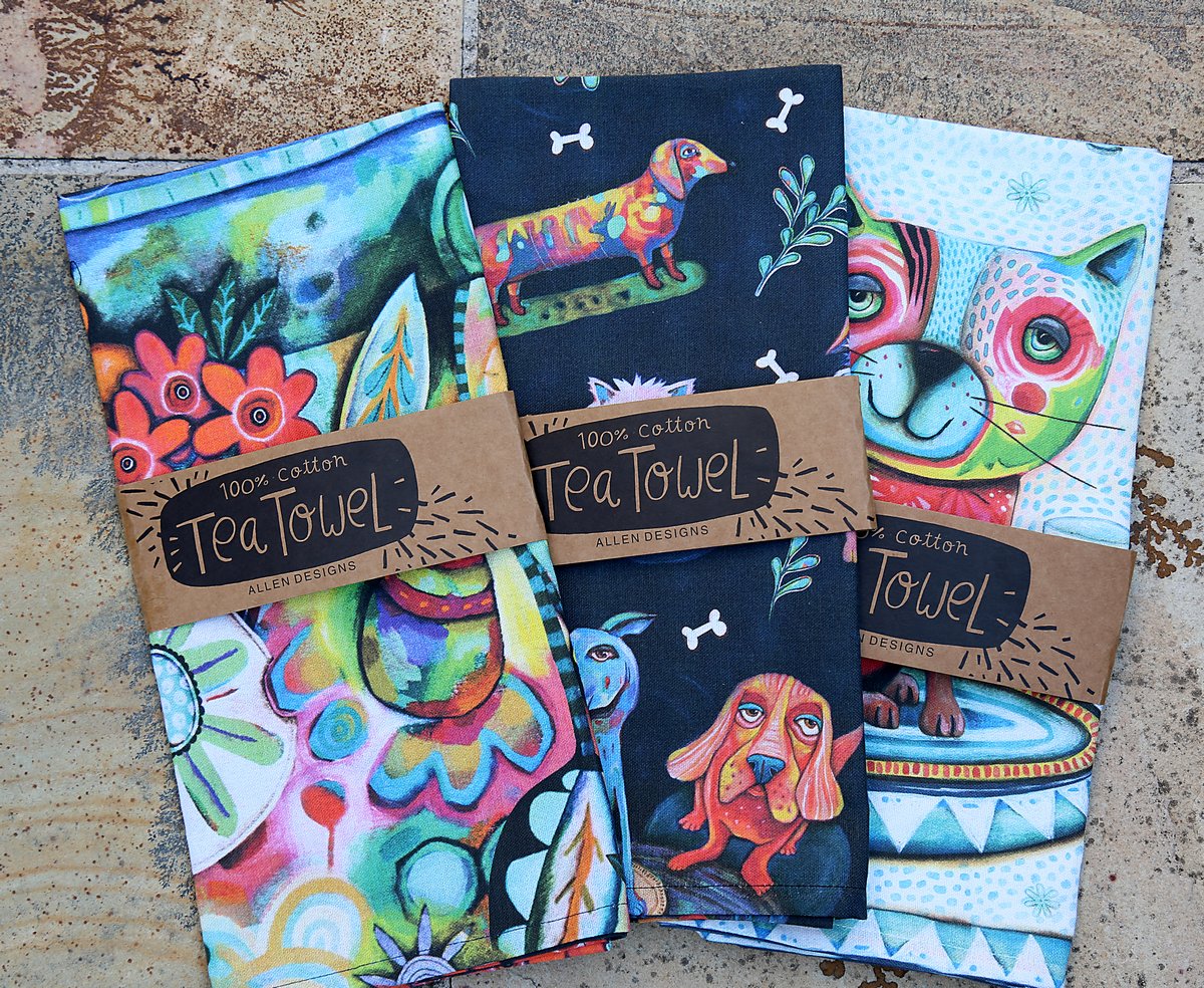 Tea Towels - Assorted - Allen Designs