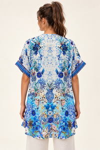 Azure Garden Kimono - Sample Sale