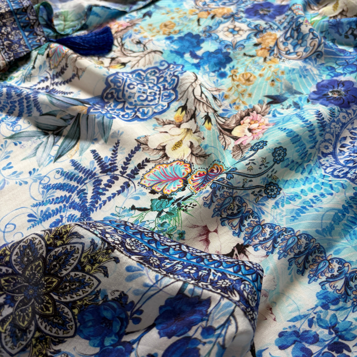Azure Garden Kimono - Sample Sale