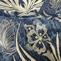 Belle Embroidered Denim Vest