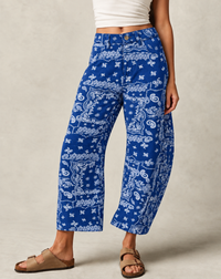 Bandana Barrel Jeans - Denim
