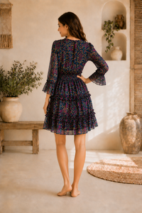 Floral Mini Dress (AP-77)