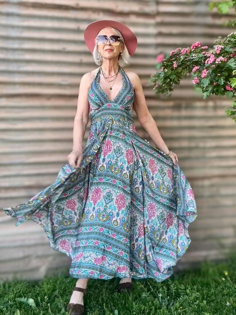 Ashanti Maxi Halter Dress