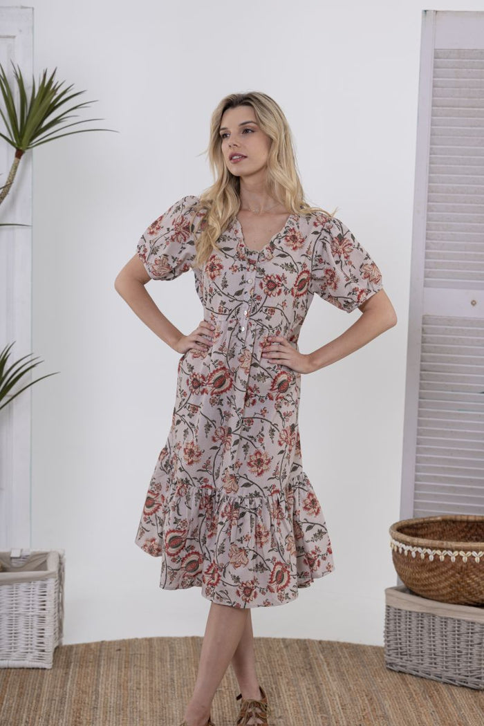 Rubina Dress - Victoria Print - BR - Sample Sale