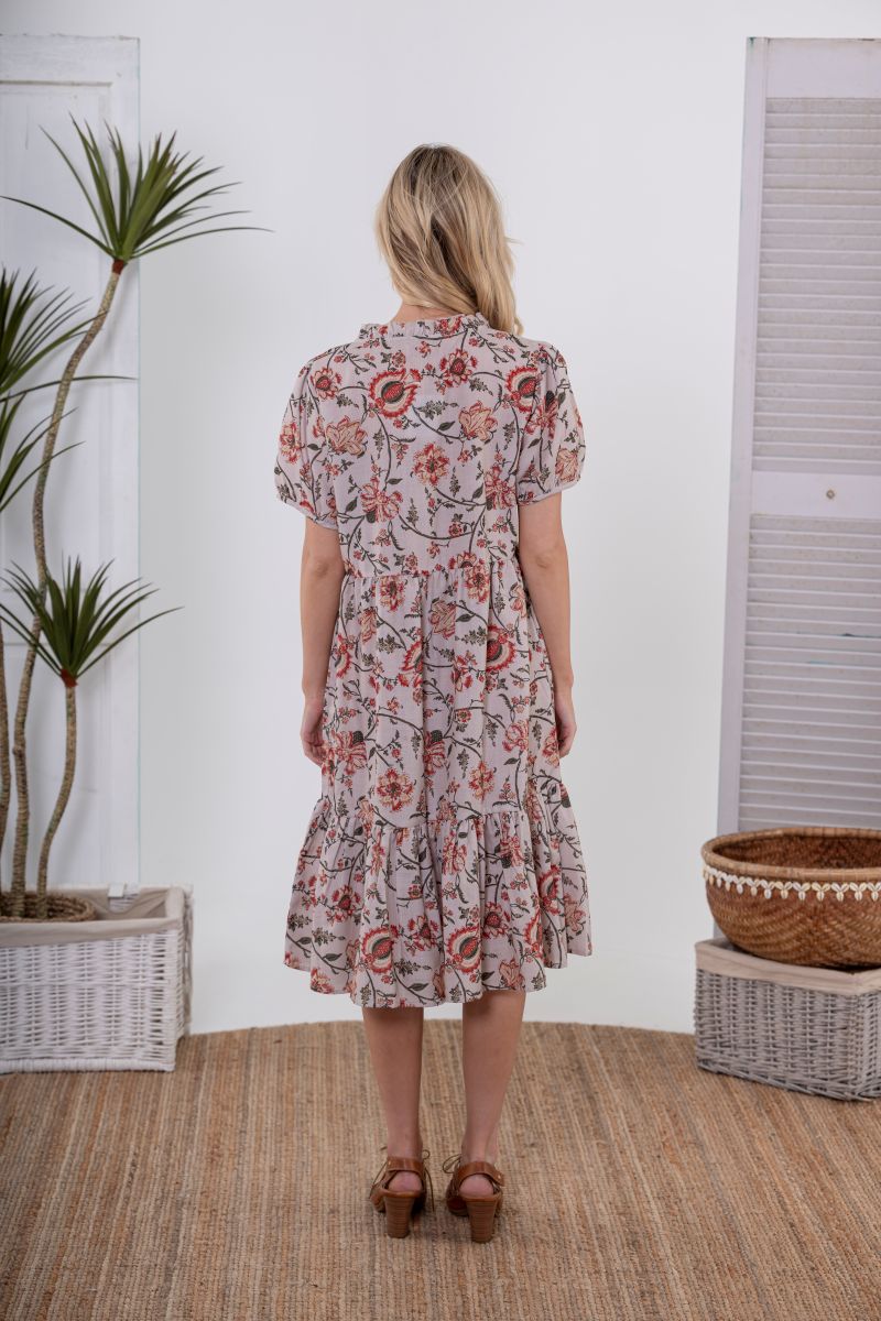 Rubina Dress - Victoria Print - BR - Sample Sale