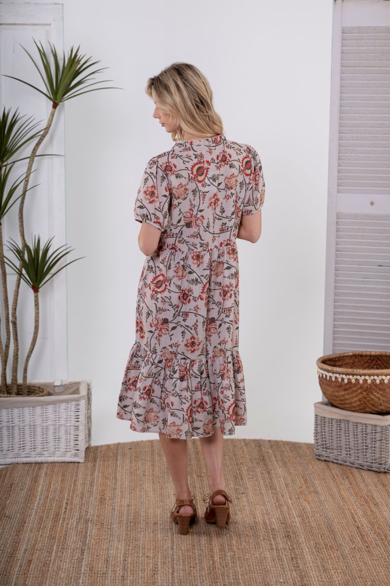 Rubina Dress - Victoria Print - BR - Sample Sale