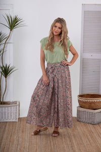 Luna Pant - Victoria Print -BR - Sample Sale