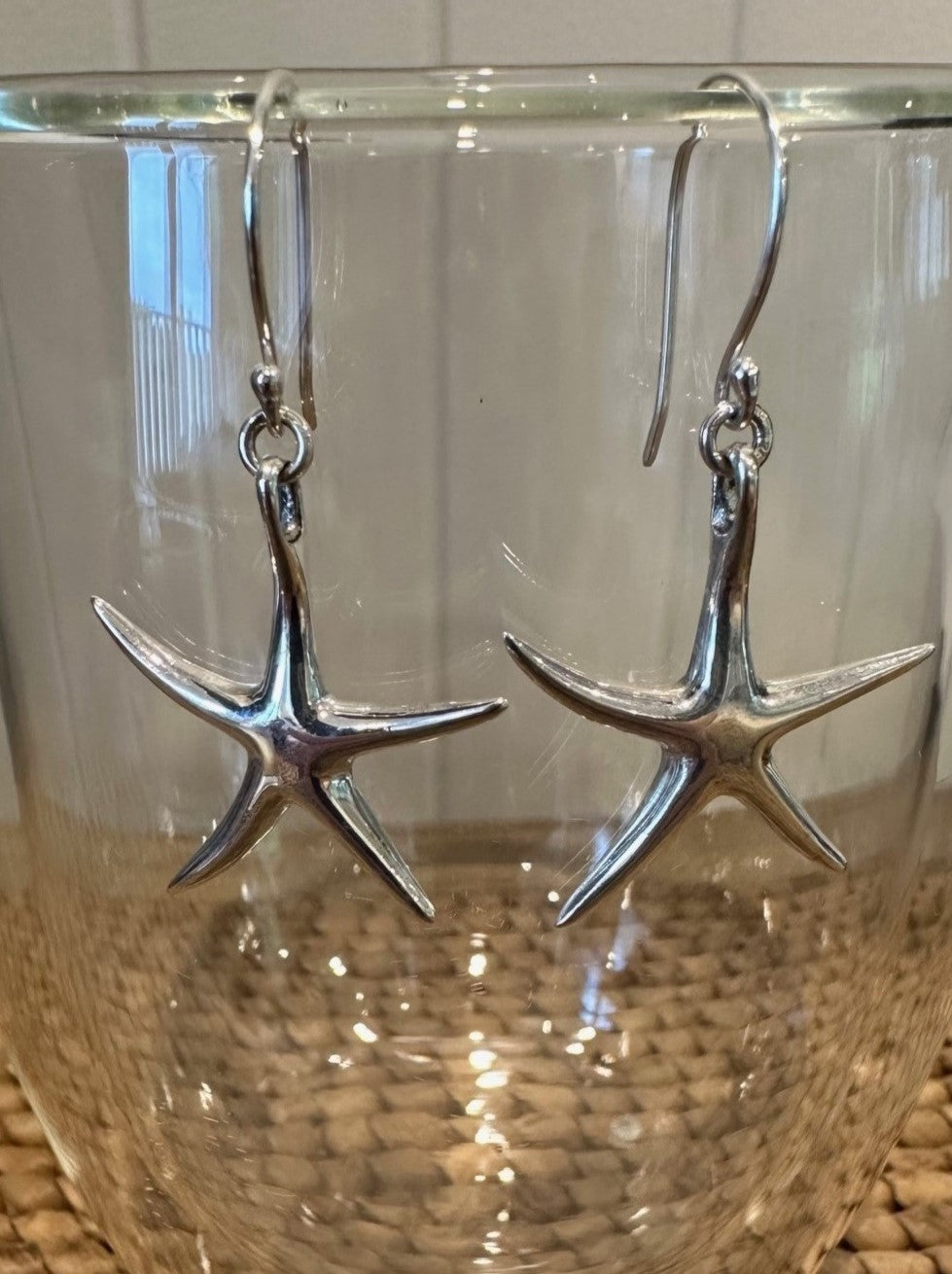 Sterling Silver Starfish Earrings - DT39