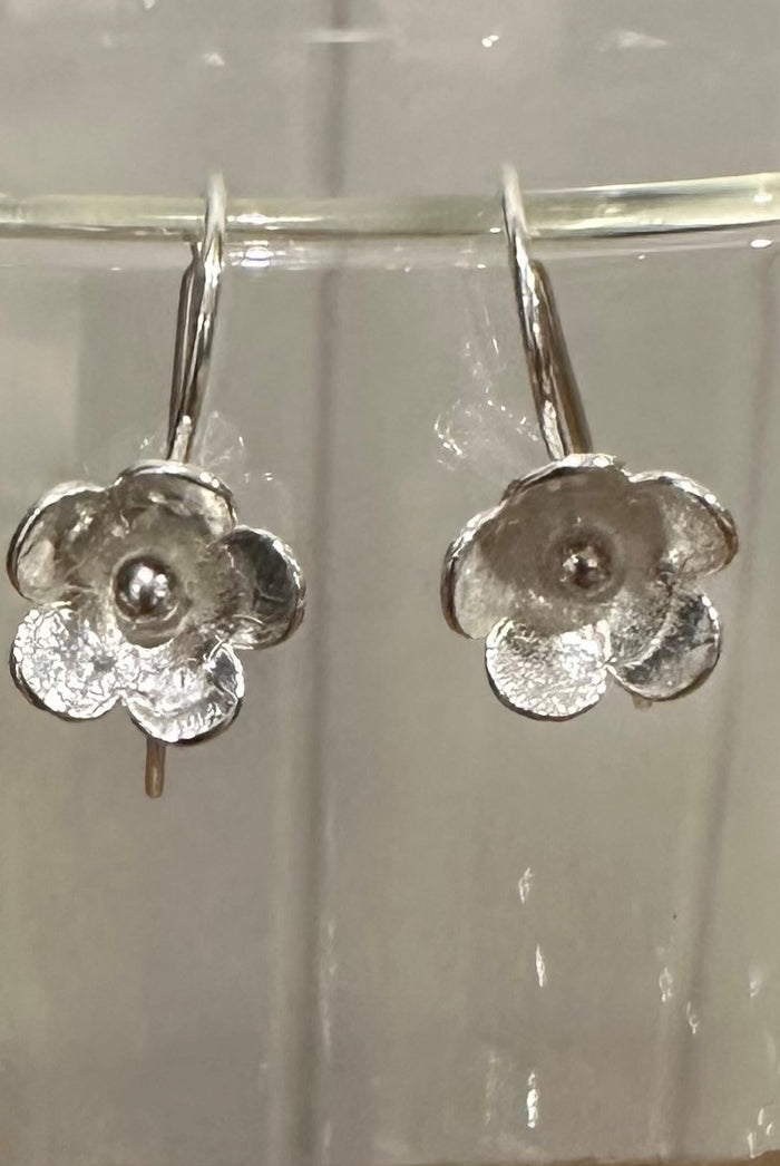 Floral Earrings Sterling Silver - DT121