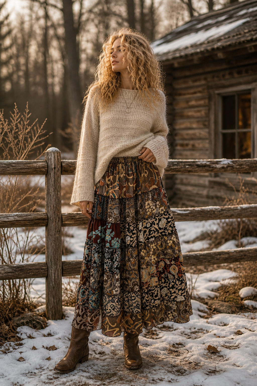 Stevie Skirt - Chocolate