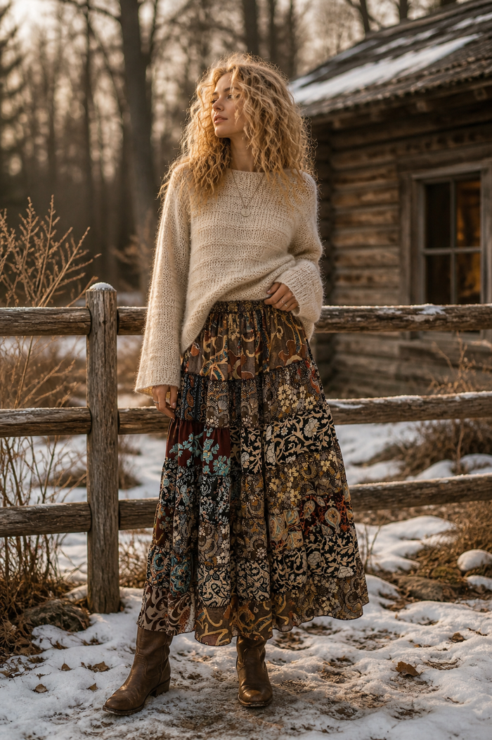 Stevie Skirt - Chocolate