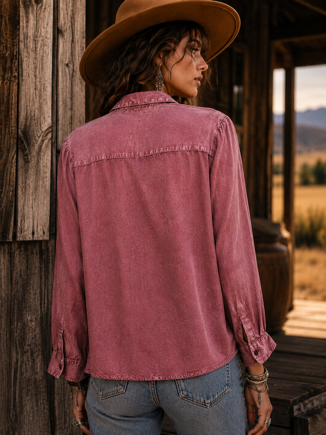 Breeze Shirt - Wine