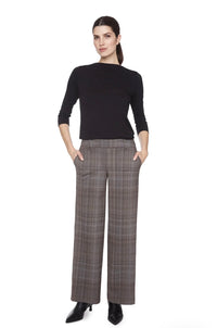 UP Pant - Honey Plaid Ponte Pant