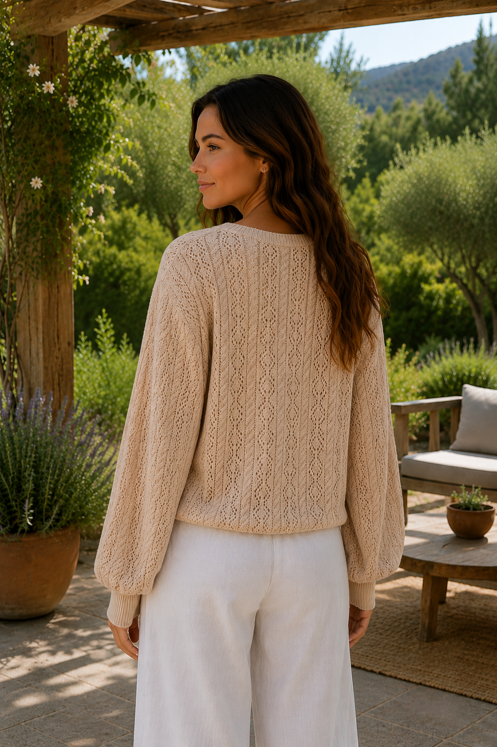 Fria Knit Top | Cream